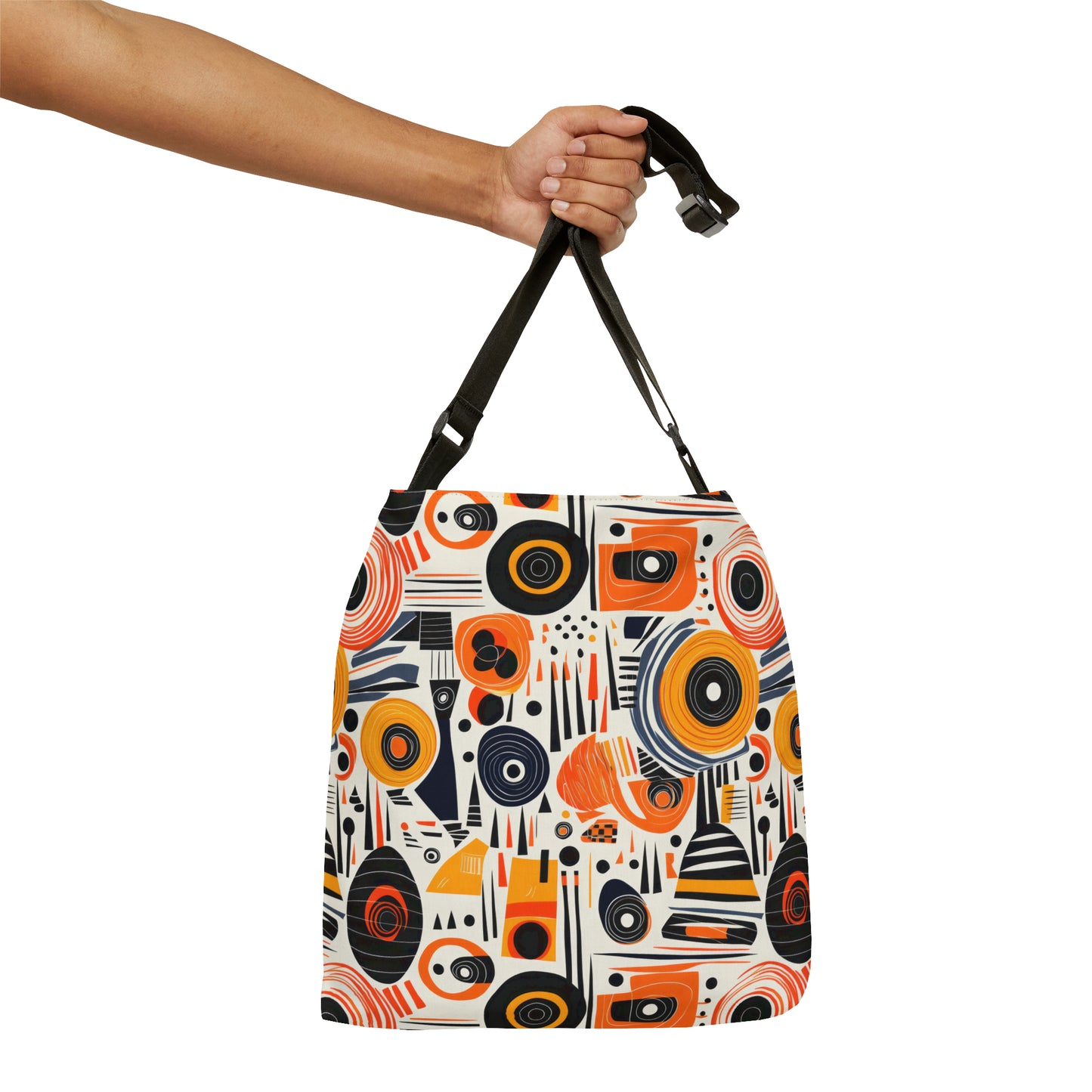 Abstract Jazz Adjustable Tote Bag