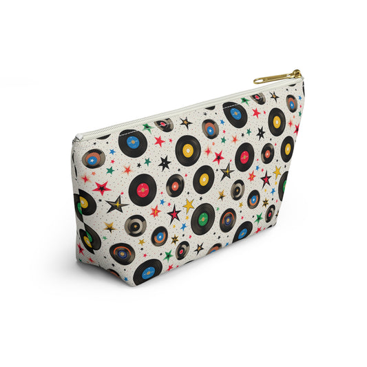 Star spangled 45's Accessory Pouch w T-bottom