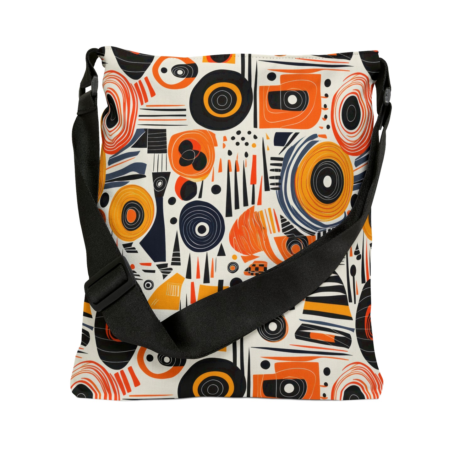 Abstract Jazz Adjustable Tote Bag