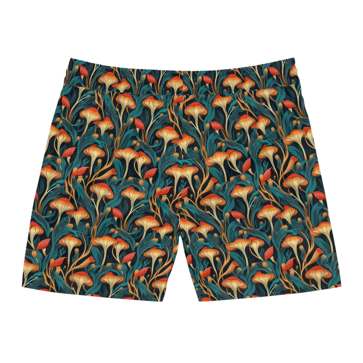 Mushroom Dream Men's Mid-Length Swim Shorts