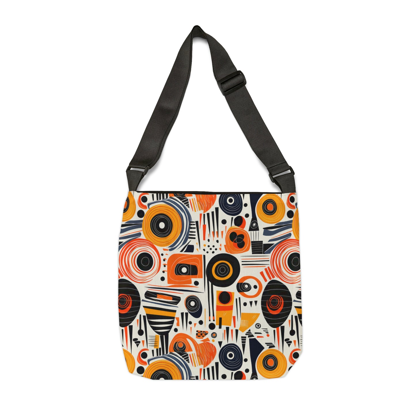 Abstract Jazz Adjustable Tote Bag